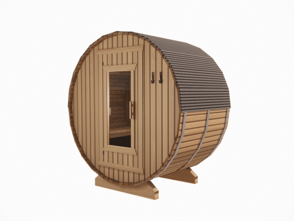 2 Person Cedar Barrel Sauna - 4ft Long - Image 6