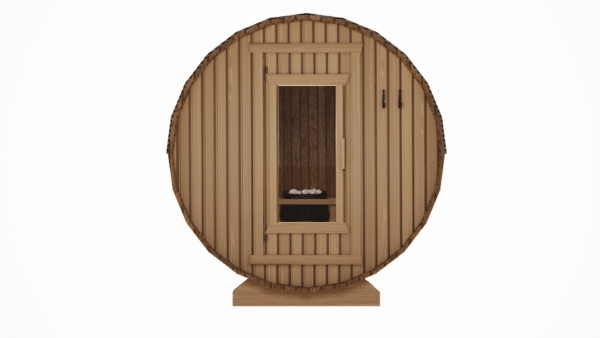 4 Person Cedar Barrel Sauna - 6ft Long - Image 6